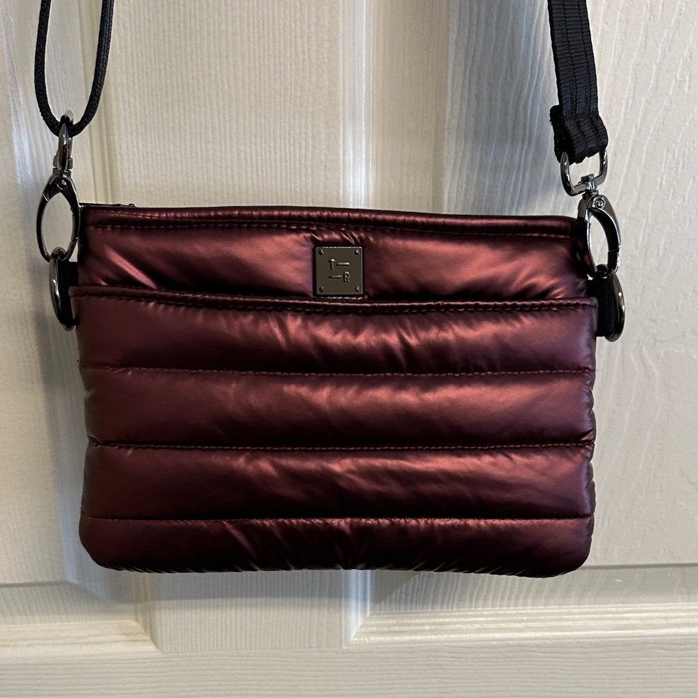 Think Royln Metallic Crossbody Bag
